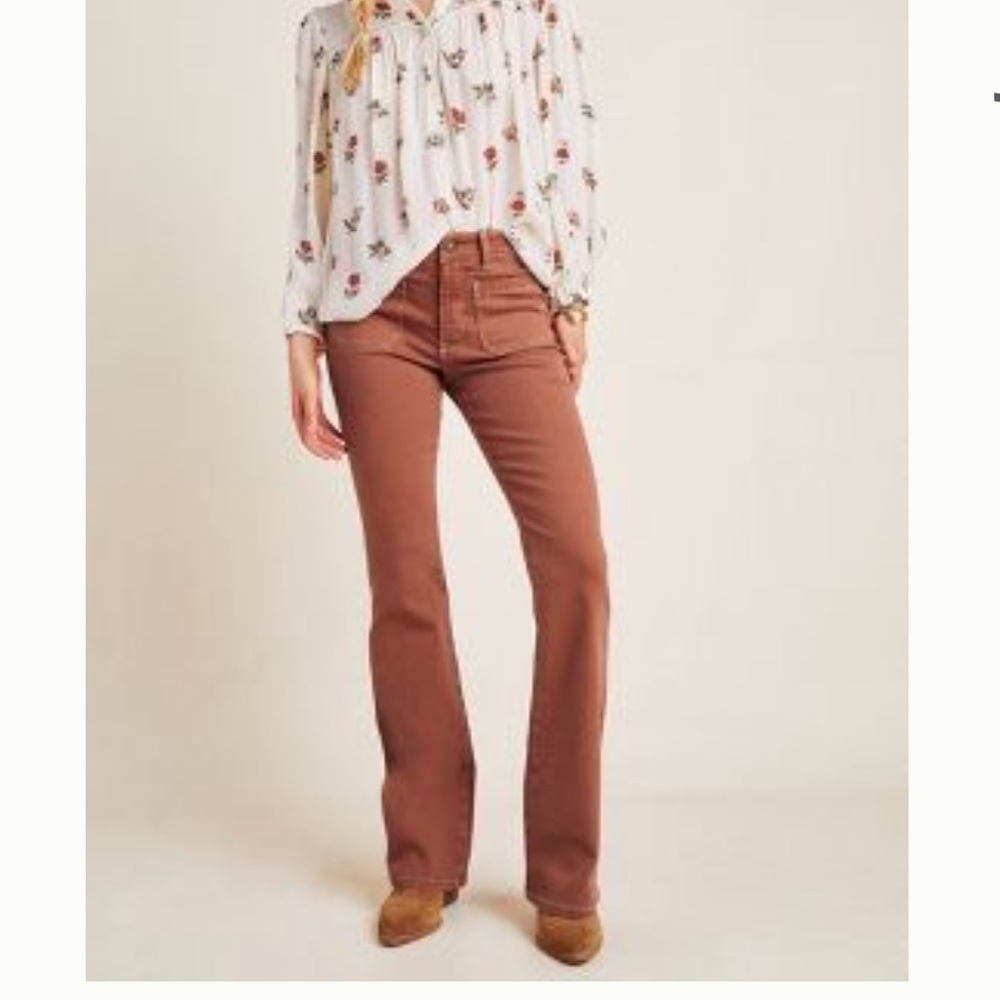 Pilcro Patch-Pocket Bootcut Jeans by Anthropologie Size 30